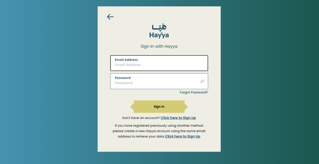 Qatar Hayya Login